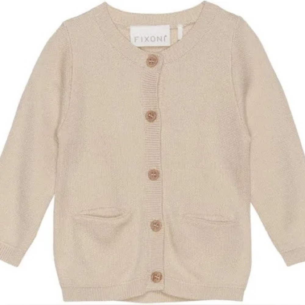 FIONI Beige Knit Cardigan